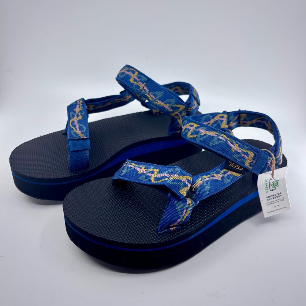 Teva Blue Patterned Sandals